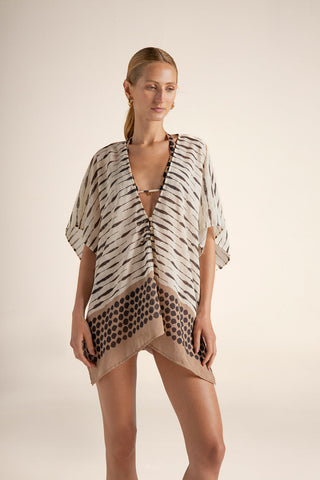 Touché Colombia, Balneaire, Cover up corto, Ropa de playa mujer, Verano, Playa, Salida de baño