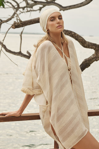 Touché Colombia, Cover up corto, Ropa de playa mujer, Verano, Playa