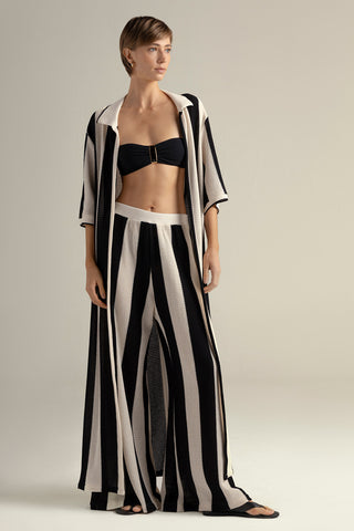 Touché Colombia, Cover up largo, Pantalón amplio, Ropa de playa mujer, Binkini top bandeau, Verano, Playa