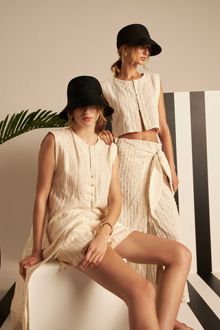 Touché Colombia, Balneaire, Cover up, Short, Top manga corta, Falda pareo, Ropa de playa mujer, Verano, Playa, Salida de baño, Sombrero, Gorra