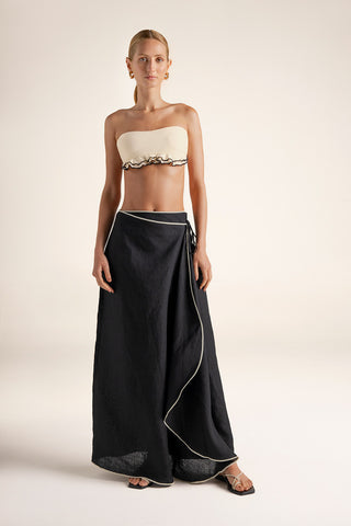 Touché Colombia, Balneaire, Top strapless, Falda pareo, Ropa de playa mujer, Verano, Playa, Salida de baño