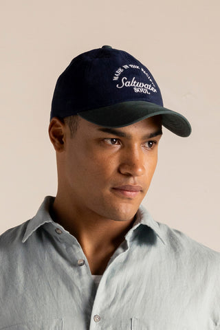 Gorra verde y azul para hombre - Îlot, Accesorio, Playa, Verano, Para toda ocasión. 