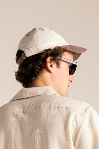 Gorra café y Gafas para hombre — Îlot Colombia, Accesorio, Playa, Verano, Para toda ocasión.