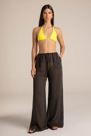Touché Colombia, Balneaire, Pantalón café, Ropa de playa mujer, Verano, Playa, Vacaciones