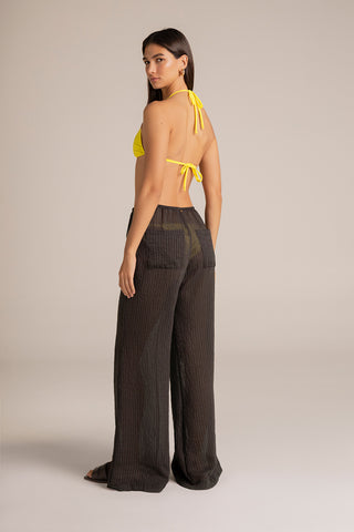 Touché Colombia, Balneaire, Pantalón café, Ropa de playa mujer, Verano, Playa, Vacaciones