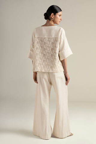 Touché Colombia, Top manga larga, Pantalón amplio, Ropa de playa mujer, Verano, Playa