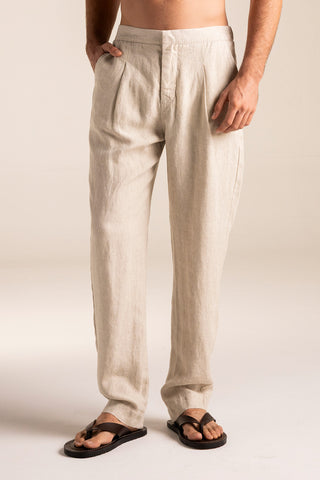 Îlot Colombia, Pantalón Privé caqui para hombre, Verano, Playa, Ropa de hombre