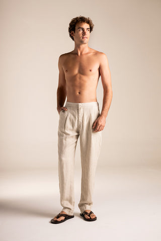 Îlot Colombia, Pantalón Privé caqui para hombre, Verano, Playa, Ropa de hombre