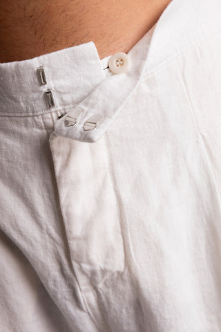 Îlot Colombia, Pantalón Privé blanco para hombre, Pantalón toda ocasión para hombre, Verano, Playa