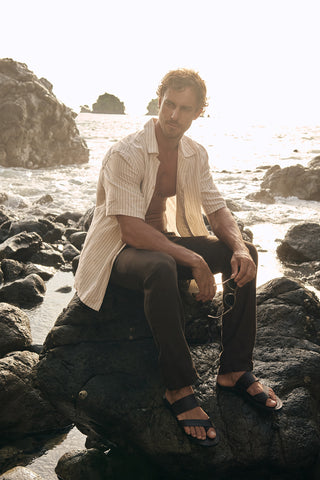 Îlot Colombia, Camisa ibiza, Camisa hombre, Pantalón, Sandalias, Verano, Playa, Ropa hombre