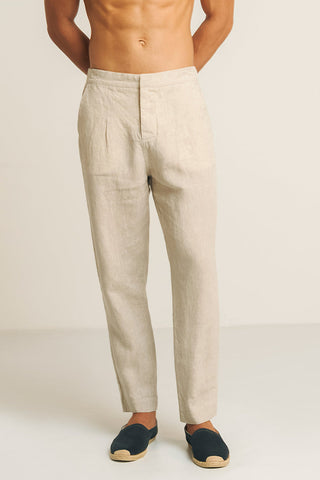 Îlot, Pantalón privé, Ref. PH50051, Pantalones, Lino, Hombre