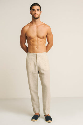 Îlot, Pantalón privé, Ref. PH50051, Pantalones, Lino, Hombre