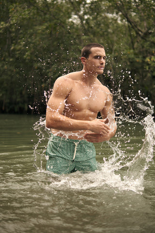 Îlot Colombia, Pantaloneta bahía, Pantaloneta baño hombre, Verano, Playa