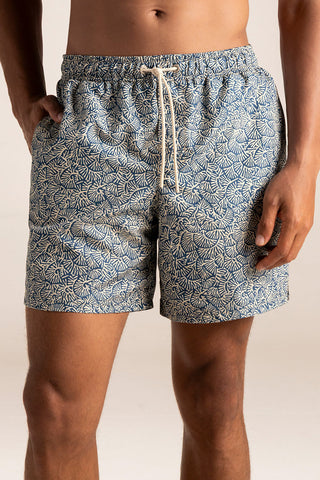 Îlot Colombia, Pantaloneta bahía azul, Verano, Playa, Ropa para hombre