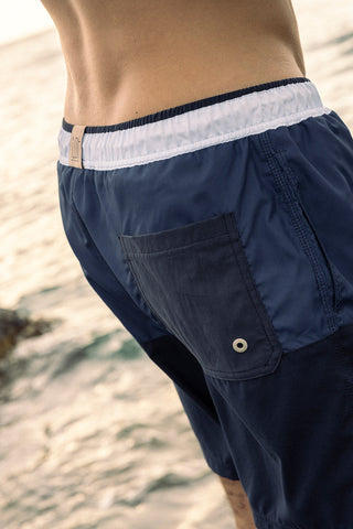 Îlot Colombia, Pantaloneta bahía Azul, Verano, Playa, Ropa para hombre