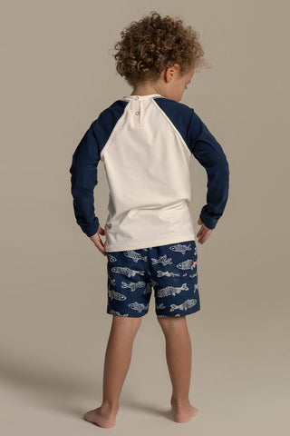 Îlot Colombia, Camiseta lycra kids, Pantaloneta baño niño, Verano, Playa