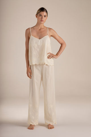 Touché Colombia, Pijama capri marfil, Pijamas, Novias, Ropa de descanso para mujer