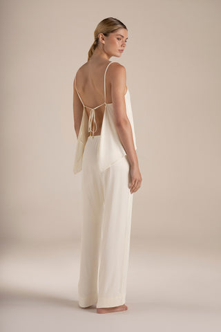 Touché Colombia, Pijama pantalón marfil, Pijamas, Novias, Ropa de descanso para mujer