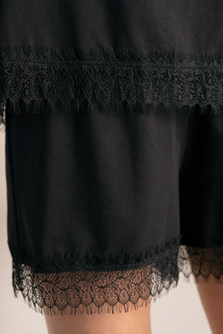 Touché Colombia, Pijama short negro, Pijamas, Ropa de descanso para mujer