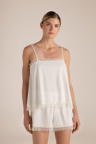 Touché Colombia, Pijama short blanco, Pijamas, Ropa de descanso para mujer