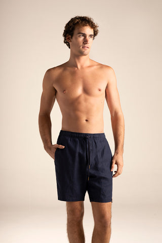 Îlot Colombia, Shorts Costa azul para hombre, Verano, Playa, Ropa de hombre