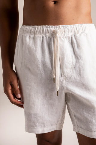 Îlot Colombia, Shorts Costa blanco para hombre, Verano, Playa, Ropa de hombre