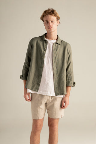 Îlot Colombia, Sobrecamisa, Short costa, Verano, Playa, Ropa para hombre, Sandalias