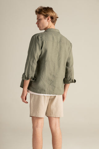 Îlot Colombia, Sobrecamisa, Short costa, Verano, Playa, Ropa para hombre, Sandalias