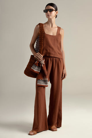 Touché Colombia, Top de tiras, Pantalón, Bolso, Ropa de playa mujer, Verano, Playa, Accesorios