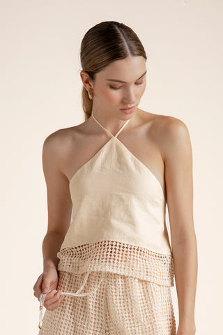 Touché Colombia, Balneaire, Top halter, Ropa de playa mujer, Verano, Playa, Salida de baño
