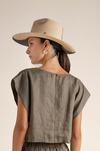 Touché Colombia, Balneaire, Top manga corta, Ropa de playa mujer, Verano, Playa, Salida de baño