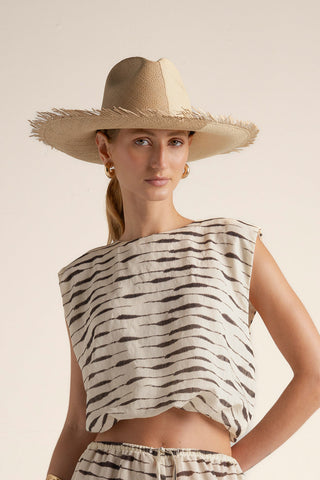 Touché Colombia, Balneaire, Top manga corta, Ropa de playa mujer, Verano, Playa, Salida de baño