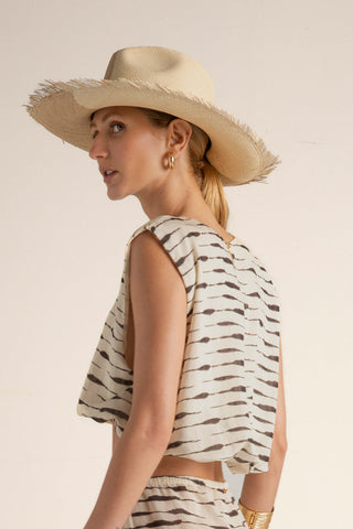 Touché Colombia, Balneaire, Top manga corta, Ropa de playa mujer, Verano, Playa, Salida de baño