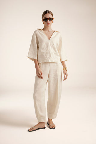 Touché Colombia, Balneaire, Top manga corta, Pantalón, Ropa de playa mujer, Verano, Playa, Salida de baño, Sandalias, Gafas