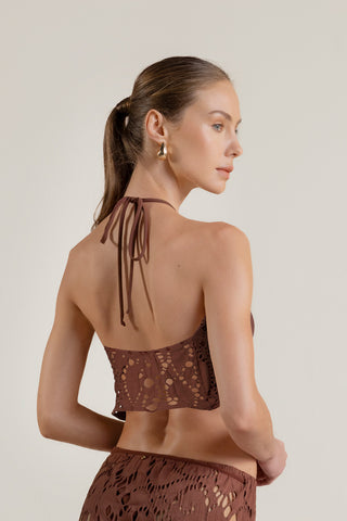 Balnéaire Colombia, Top halter, Ropa de playa mujer, Playa, Verano