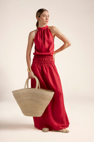 Touché Colombia, Balneaire, Vestido largo, Ropa de playa mujer, Verano, Playa, Salida de baño, Bolso