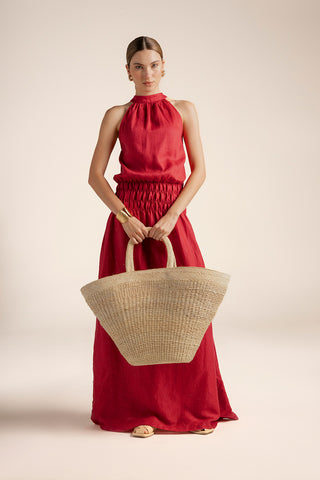 Touché Colombia, Balneaire, Vestido largo, Ropa de playa mujer, Verano, Playa, Salida de baño, Bolso