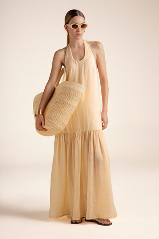 Touché Colombia, Balneaire, Vestido largo, Ropa de playa mujer, Verano, Playa, Salida de baño, Bolso, Gafas