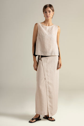 Touché Colombia, Falda pareo, Top manga corta, Ropa de playa mujer, Sandalias, Verano, Playa