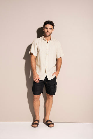 Îlot, Bermuda, Ref. BH31031, Lino, Bermudas/Shorts