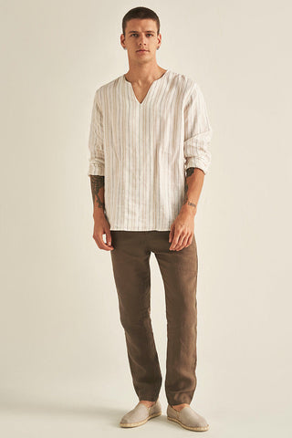 Îlot,Camisa, Ref. SH68032, Lino, Camisas