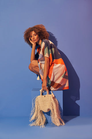 Balneaire, Bolso con flecos, Ref. 0S55023, Accesorios, Bolsos