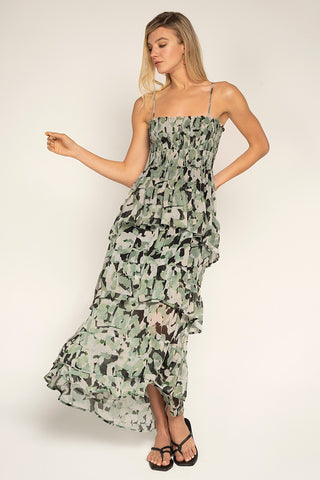 Balneaire, Falda Vestido Cintura con Nido de Abeja, Ref. 0F47022, Ropa de Playa, Faldas-Pareos