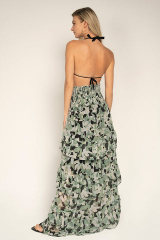 Balneaire, Falda Vestido Cintura con Nido de Abeja, Ref. 0F47022, Ropa de Playa, Faldas-Pareos