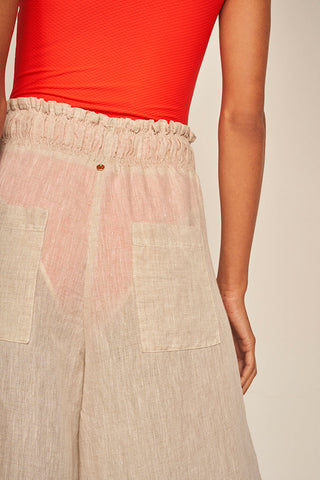 Balneaire, Pantalón en lino, Ref. 0A06023, Ropa de playa, Pantalones