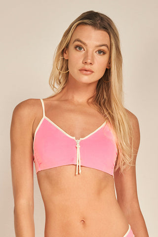 Balneaire, Top deportivo con cierre, Ref. 0B11023, Vestidos de baño, Tops Bikini