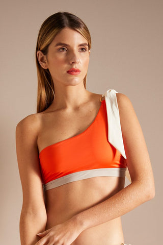Balneaire, Top un Hombro, Ref. 0B30013, Vestidos de baño, Tops Bikini